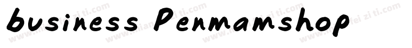 business Penmamshop字体转换